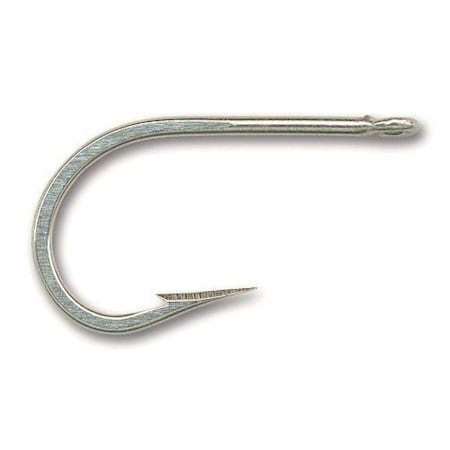 Mustad Big Game Tarpon And Tuna Hook, Size 70 Forged, Knife Edge Point, Ringed Eye, Duratin, 10PK 7692-DT-7/0-10